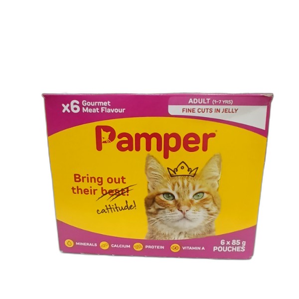 PAMPER JELLY GOURMET MEAT 510G