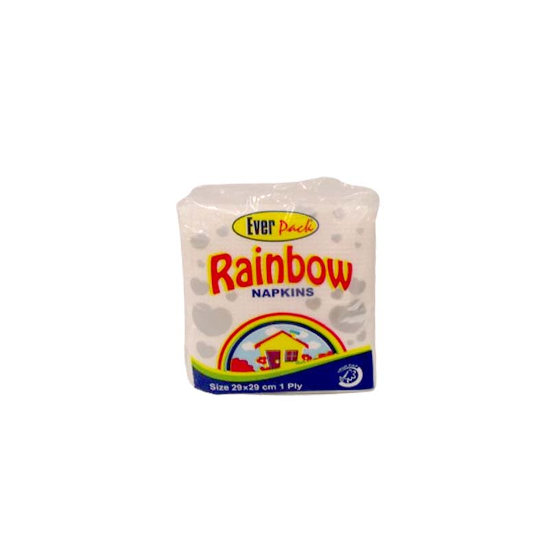 NAPKIN 29X29CM 80 SHEETS RAINBOW