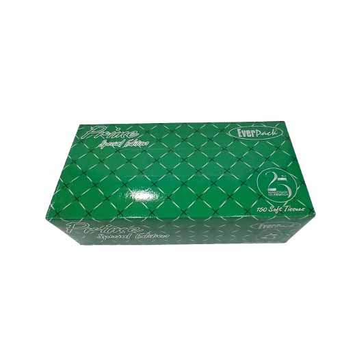TISSUES 150 SHEETS PRIME EVERPACK