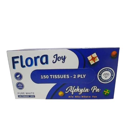 FLORA JOY CHRISTMAS FACIAL TISSUE 150S