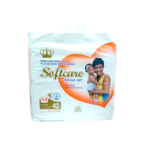 SOFTCARE PREMIUM DIAPERS M42 6-11KG
