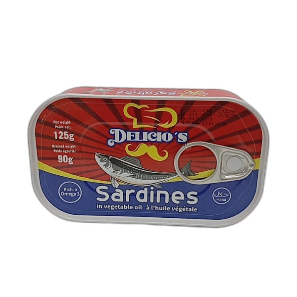 DELICIOS SARDINES 125G