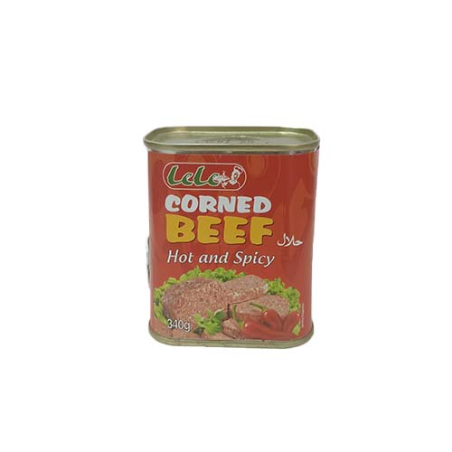 LELE CORNED BEEF HOT AND SPICY 340G