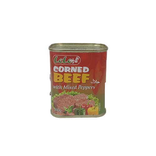 LELE CORNED BEEF MIX PEPPER 340G