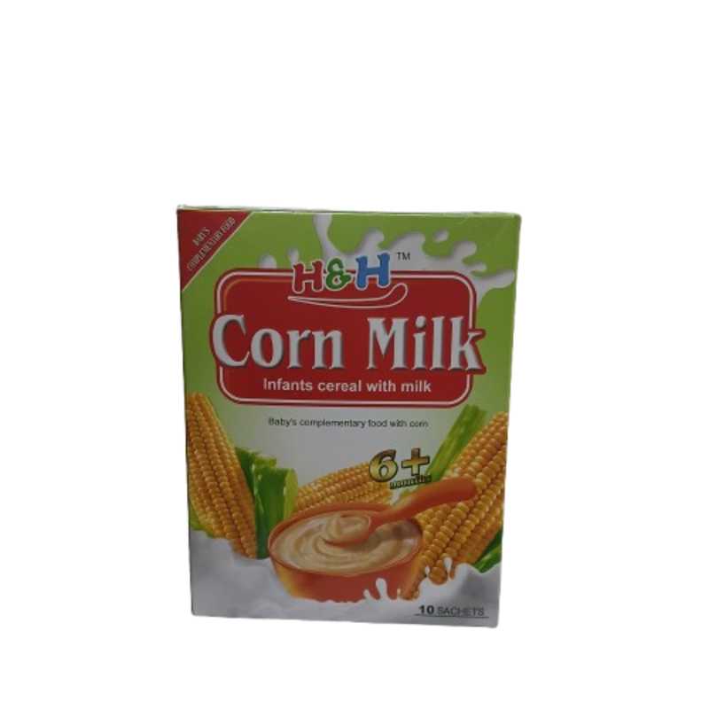 H&H INFANTS CEREAL CORN MILK 10PCS PACK