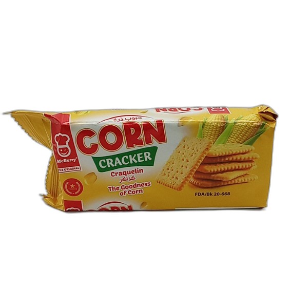 MCBERRY CORN CRACKERS 50G