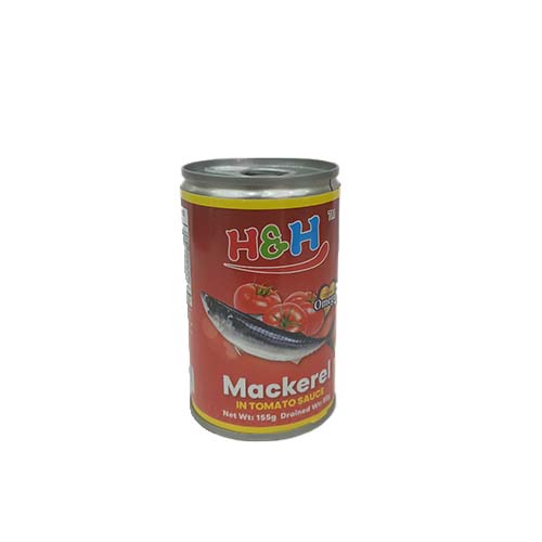 H&H MACKEREL IN TOMATO SAUCE 155G