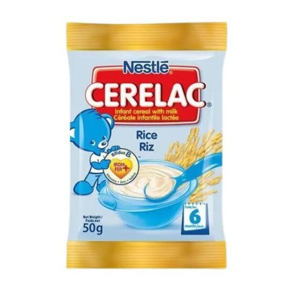 CERELAC RICE WITH MILK 50G PROM