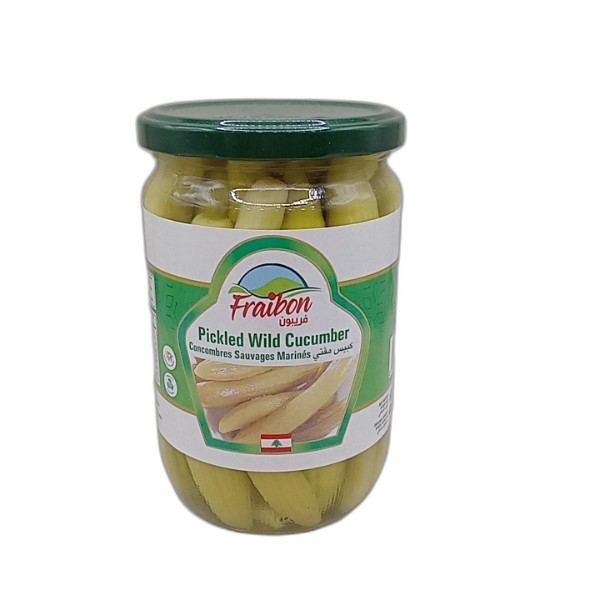 FRAIBON PICKLED WILD CUCUMBERS 600GRM