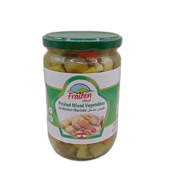 FRAIBON PICKLED MIXED VEGETABLES 600GRM
