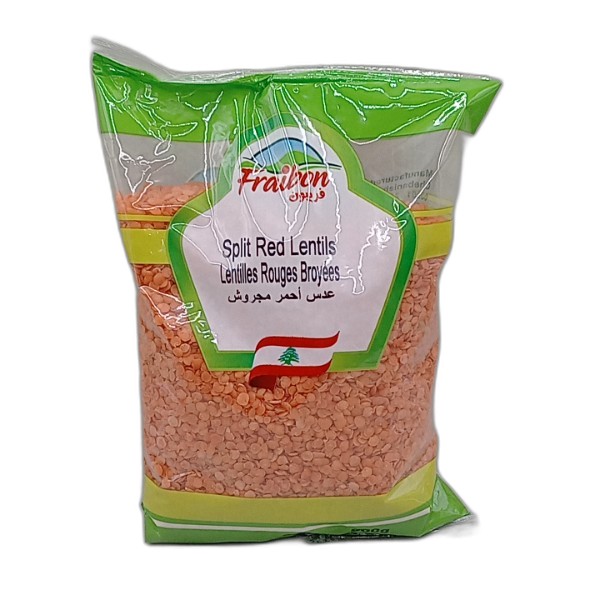 FRAIBON SPLIT LENTILS 900GRM
