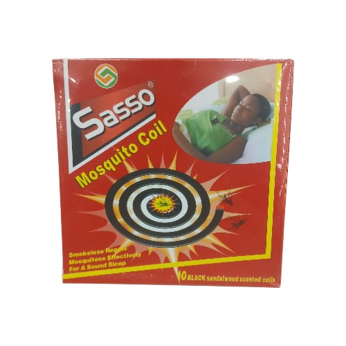 SASSO MOSQUITO COIL 10PCS