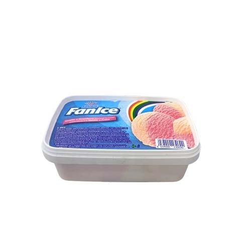 FANICE DOUBLE TREAT VANILLA STRAWBERRY 1L