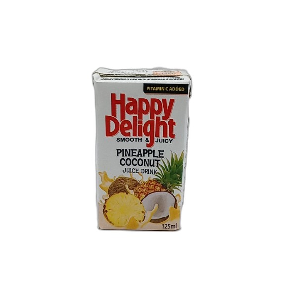 HAPPY DELIGHT PINEAPPLE COCONUT JUICE 125ML