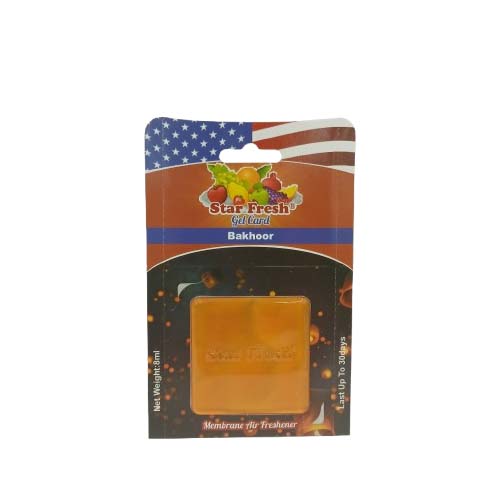GEL CARD AIRFRESHNER (BAKHOOR FRAGRANCE) 8ML