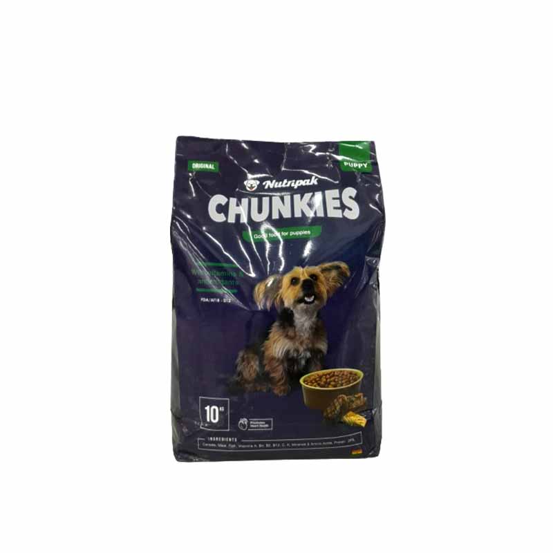 NUTRIPAK CHUNKIES PUPPY DOG FOOD 10KG