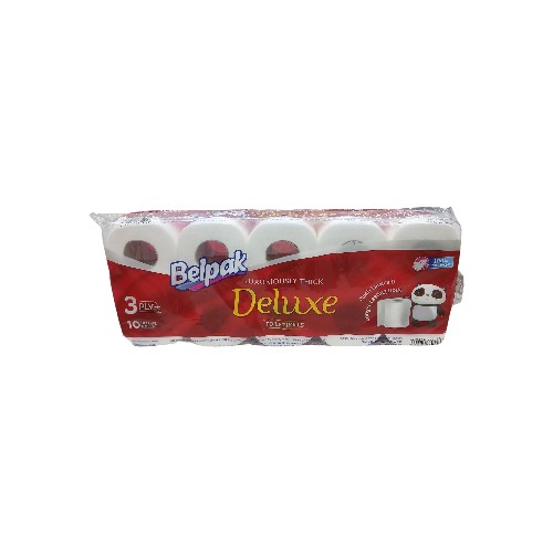 BELPAK DELUXE TOILET ROLL 3PLY 10PCS