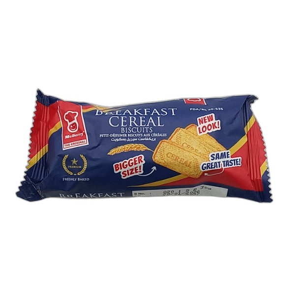 MCBERRY BREAKFAST CEREAL BISCUIT 30G