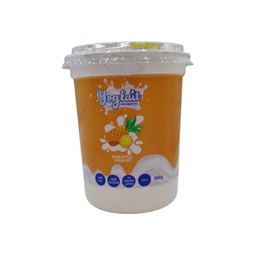 YOGLAIT PINEAPPLE YOGHURT 500G