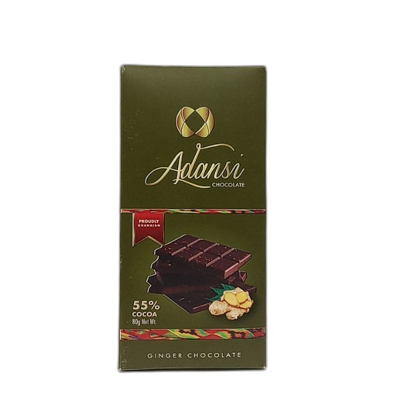 ADANSI GINGER CHOCOLATE 80G