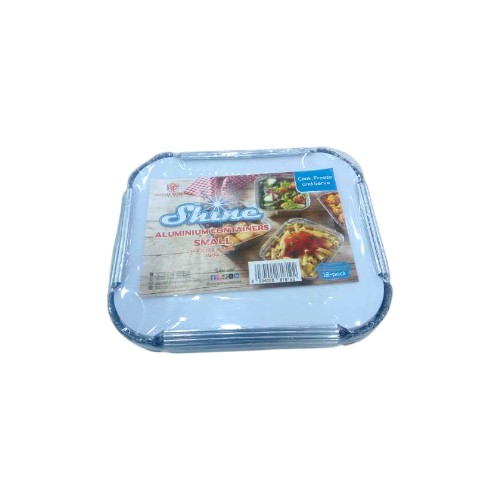 SHINE ALUMINIUM CONTAINER SMALL 450ML