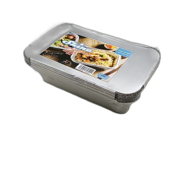 SHINE ALUMINIUM CONTAINER 1500ML 12PC