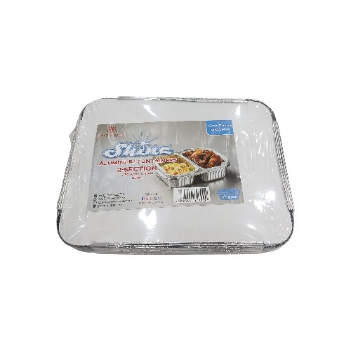 SHINE ALUMINIUM CONTAINER 2 SECTION