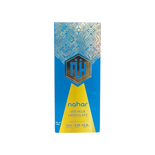 NAHAR 45% MILK CHOCOLATE 100G