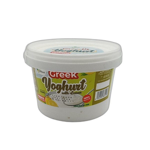 SILBEST LEMON GREEK YOGHURT 500ML
