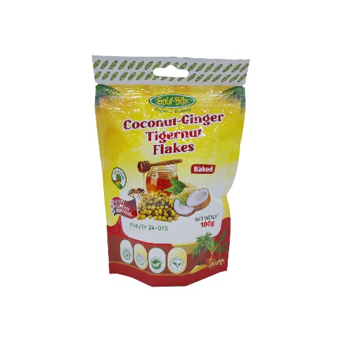 GOLD BITE COCONUT GINGER TIGERNUT FLAKES 100G