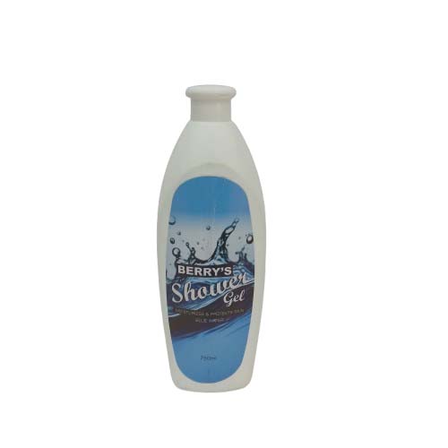 BERRYS BLUE WATER SHOWER GEL 750ML