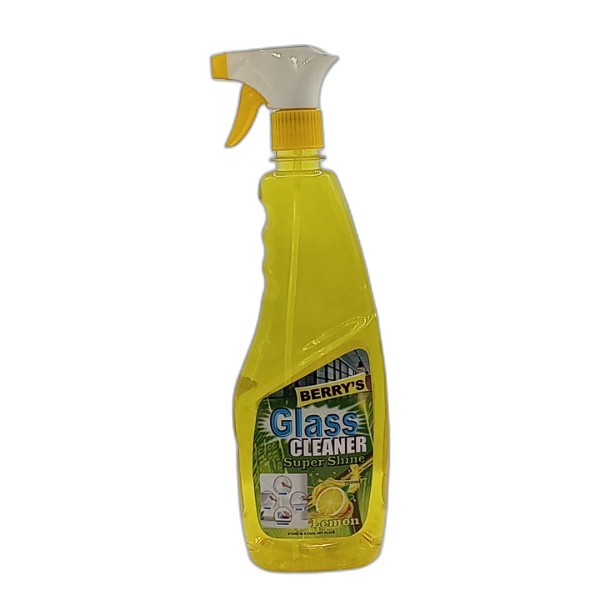 BERRYS LEMON GLASS CLEANER 750ML