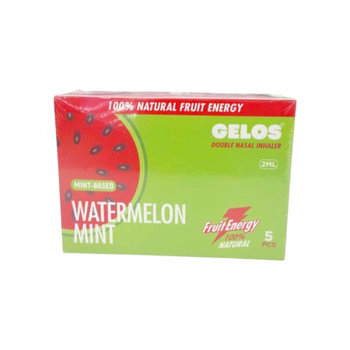 GELOS WATERMELON DOUBLE NASAL INHALER 21G