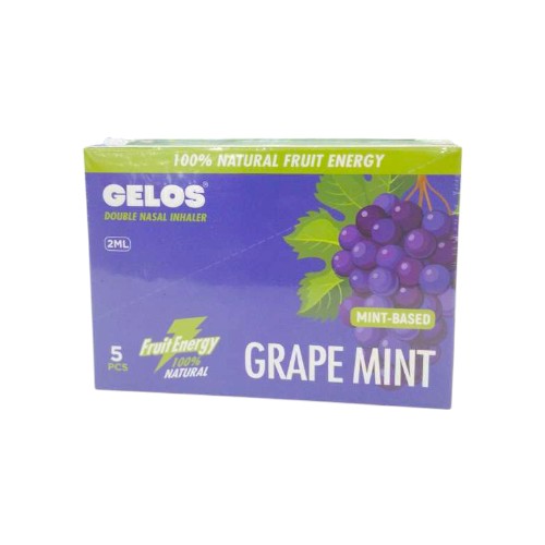 GELOS GRAPE DOUBLE NASAL INHALER 21G