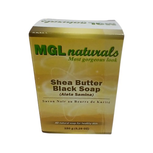 MGL SHEA BUTTER BLACK SOAP 150G