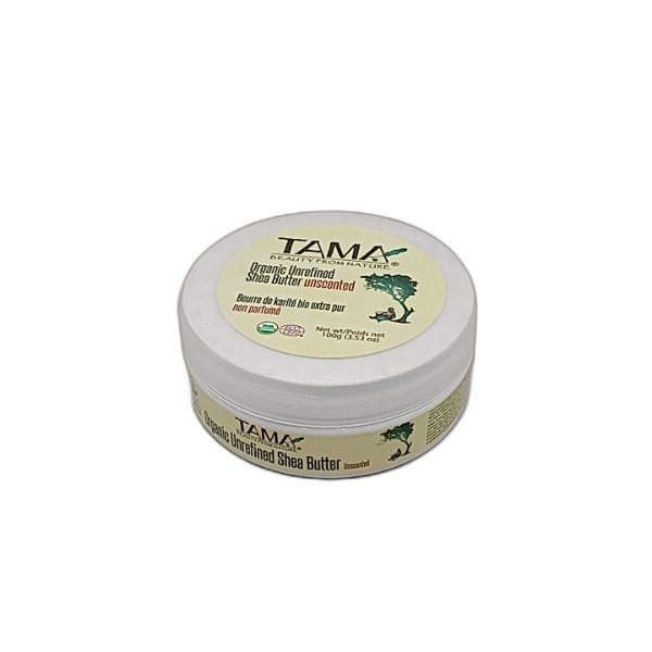 TAMA SHEA BUTTER ORG UNSCENTED 100G