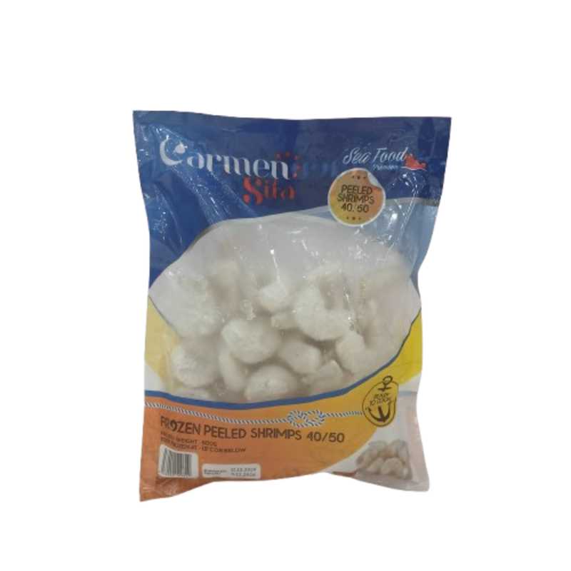 CARMENSITA PEELED SHRIMPS 40-60 500G