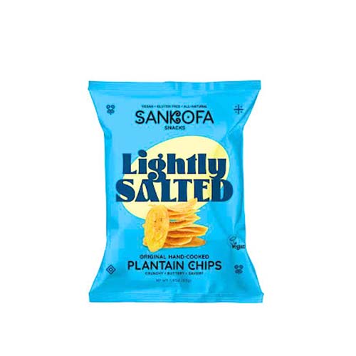 SANKOFA LIGHTLY SALTED PLANTAIN CHIPS 140G