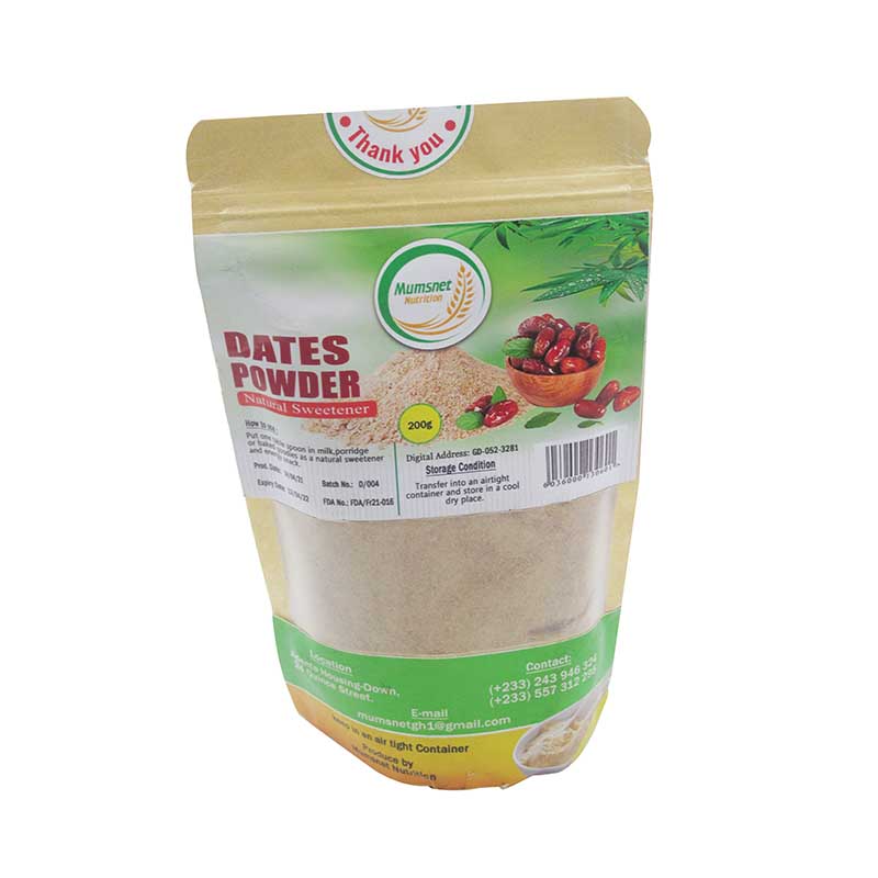 MUMSNET NATURAL SWEETENER DATES POWDER 200G