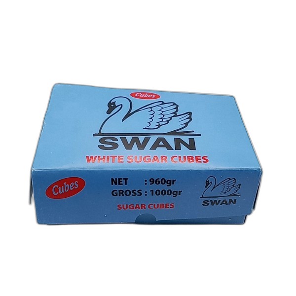 WHITE SUGAR CUBES 1KG SWAN