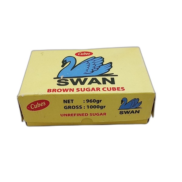 BROWN SUGAR CUBES 1KG SWAN