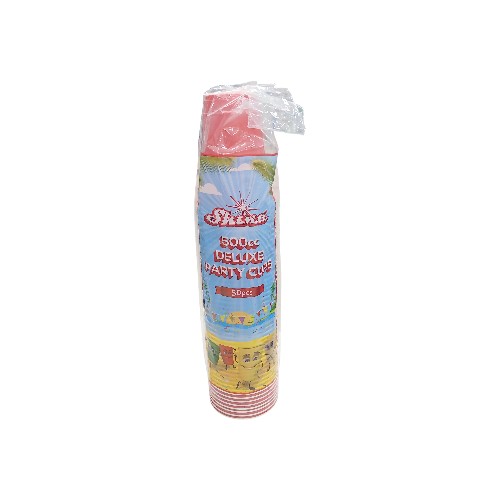 SHINE DELUXE PARTY CUPS 500CC 50PC