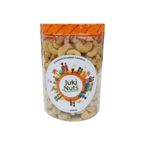 JUKI NUTS UNSALTED CASHEWS JAR 620G
