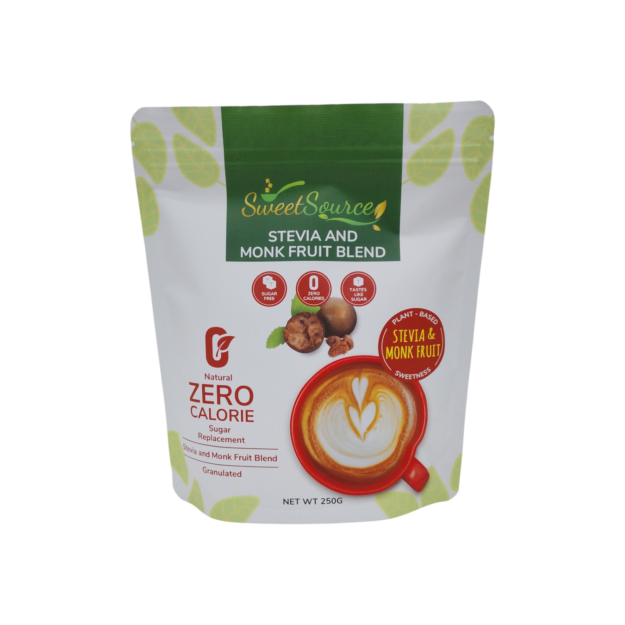SWEETSOURCE STEVIA MONK FRUIT BLEND 250G