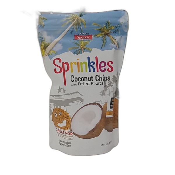 SPARKXX SPRINKLES COCONUT CHIPS WITH DRIED FRUITS
