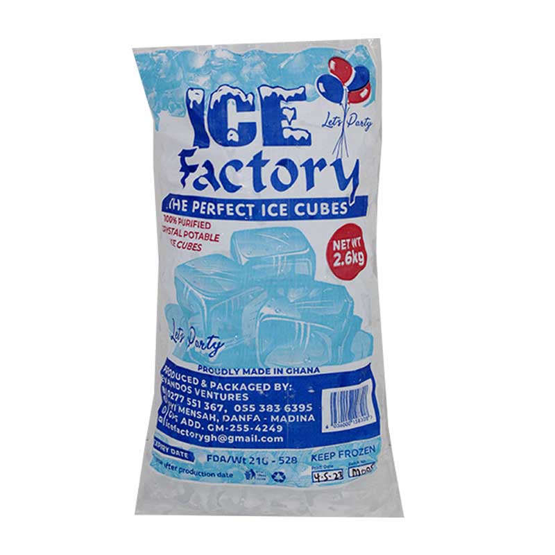 ICE FACTORY PARTY ICE 2.6KG