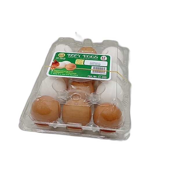 IZZY EGGS TRAY 12PCS