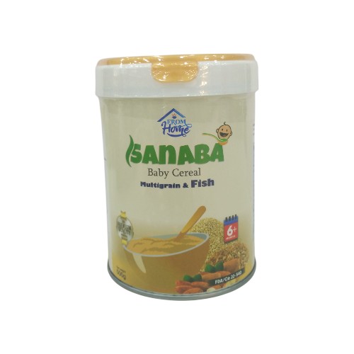 SANABA BABY CEREAL MULTIGRAIN FISH 500G