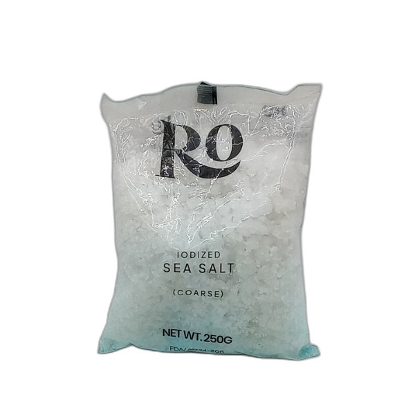 RO IODIZED SEA SALT COARSE 250G