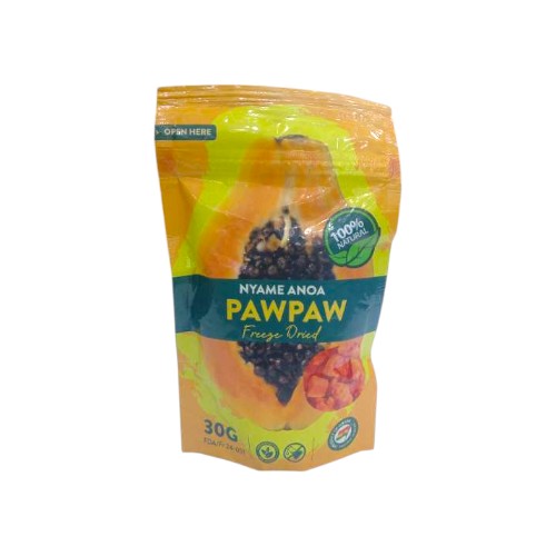 NYAME ANOA FREEZE DRIED PAWPAW 30G